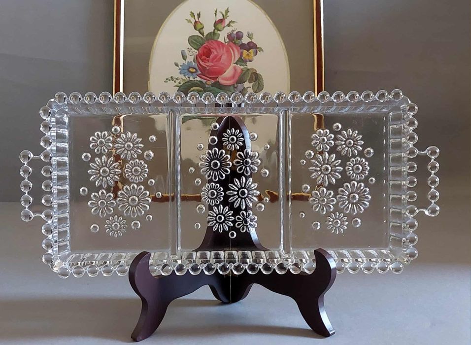 Walther Glass taca "Fabiola" -3 przegródki