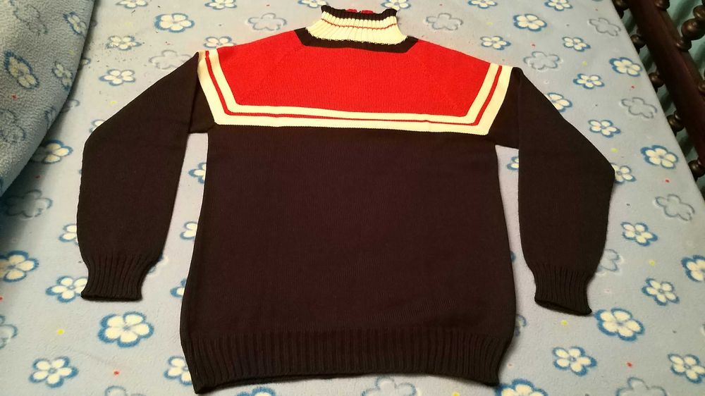 camisola LEE azul e vermelho