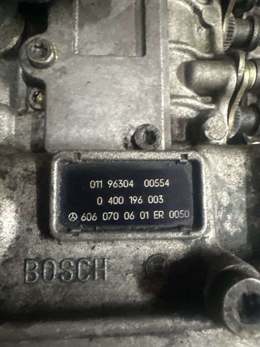 Паливний насос ПНВТ om606, ТНВД, Mercedes, Anchev
