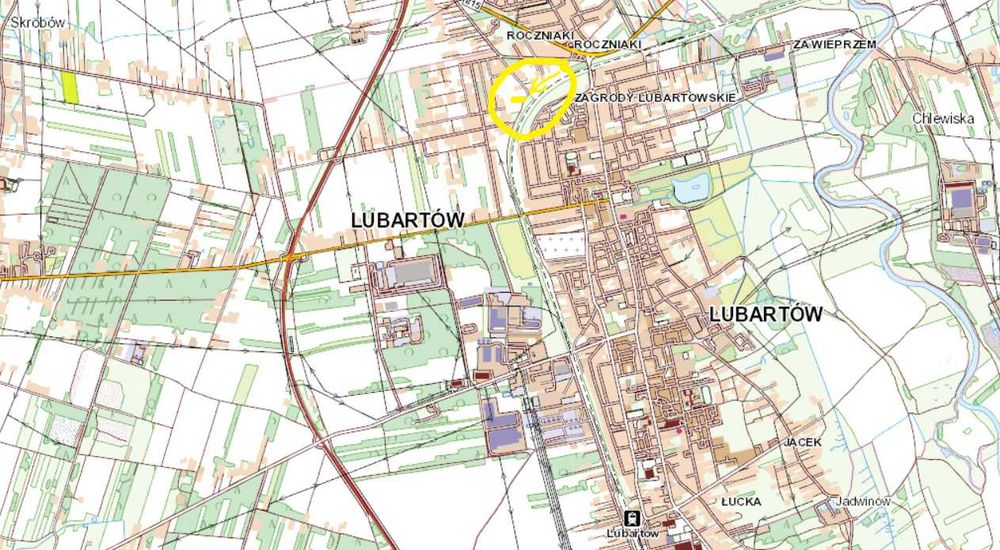 Sprzedam Działka Budowlana Lubartów os. Królów