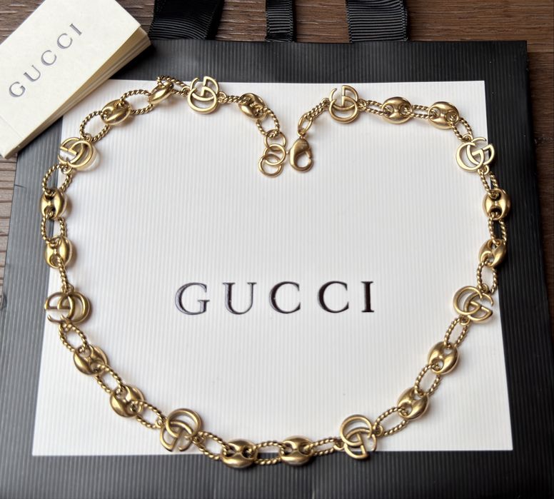 Naszyjnik Gucci stare zloto