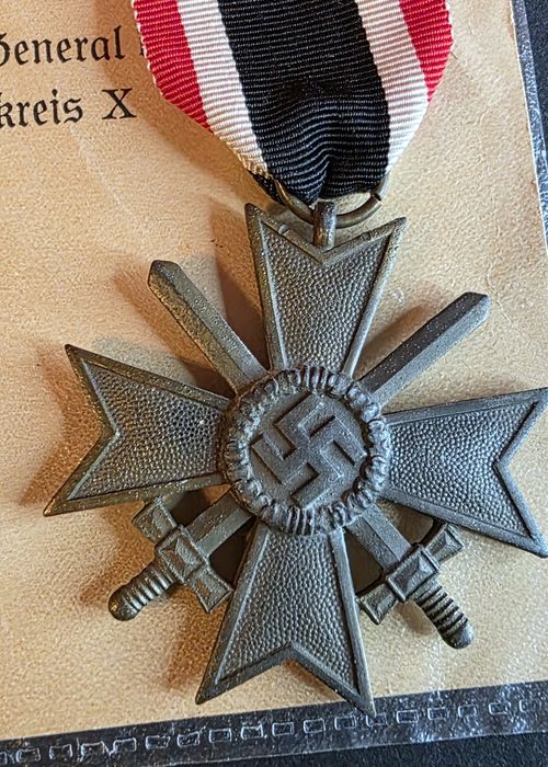 Nadanie KVK z mieczami 2 klasy 3 Rzesza Wehrmacht