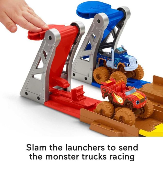 Ігровий набір Блиск і монстрмашини Blaze Гонки у бруді Fisher-Price