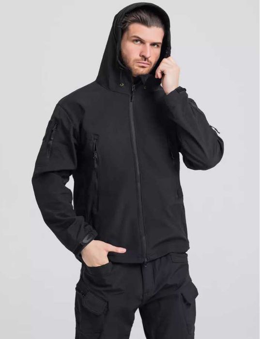 Теплий костюм Soft Shell флісова підкладка водовідштовхувальна тканина