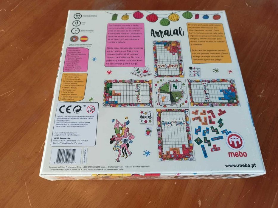 Jogo de Tabuleiro Arraial (Mebo Games)