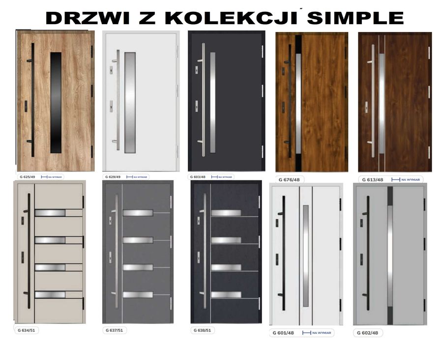 Drzwi AKUSTYCZNE ocieplone zewnętrzne wejściowe z MONTAŻEM