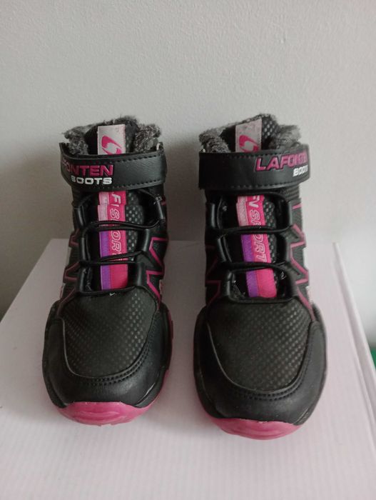 Buty dziewczęce ocieplane Lafonten,  rozmiar 31-32