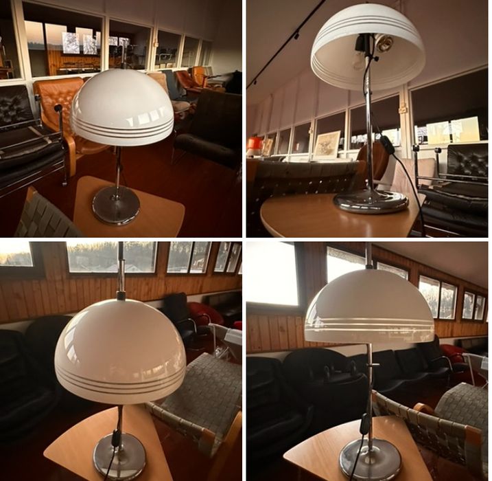 Wloska lampa stolowa Space Age