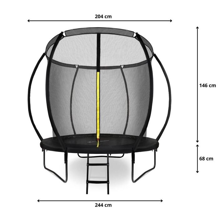 Trampolina ogrodowa dla dzieci HyperMotion - 244 cm 8FT nowa