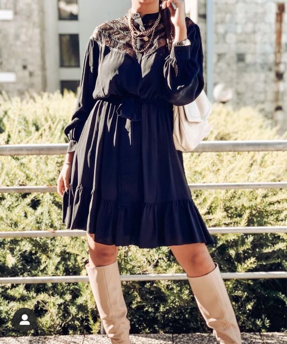 Vestido Twinset preto