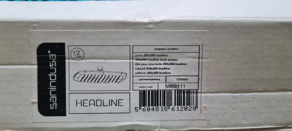 Cabeça de Chuveiro 250x200mm SANINDUSA - NOVO