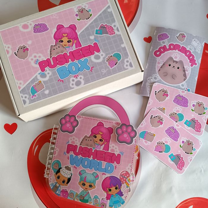Тока Бока Пушин Ворлд Pusheen World альбом на липучках

Вартість боксику 850грн
У набір входить:
-альбом-сумочка, при бажанні може бути просто квад
