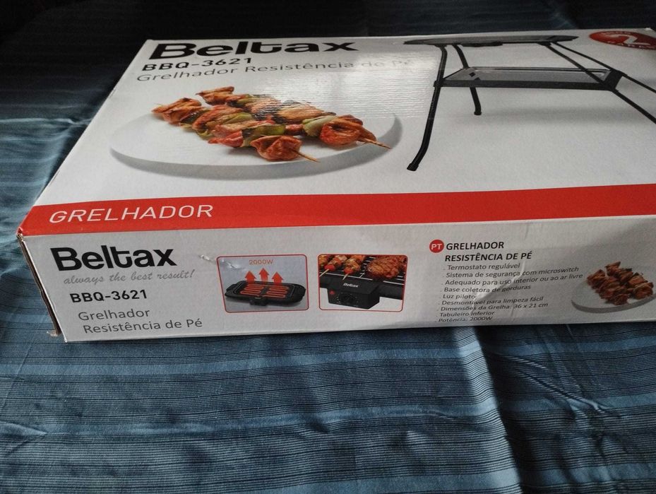 Grelhador de Resistência BELTAX BBQ-3621 (NOVO)
