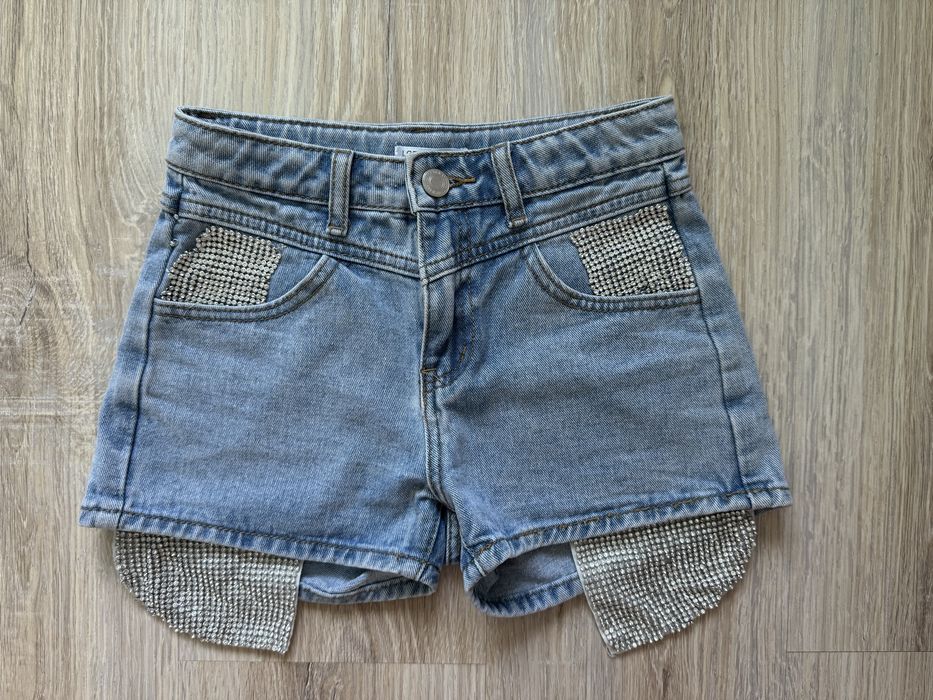 Шорти zara шорты джинсовые белые білі