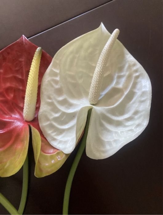 Flores artificiais. Decoração. Muito bom estado.