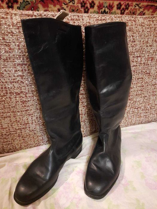 Сапоги хромовые 42 р офицерские военны двусторонняя натуральная кожа