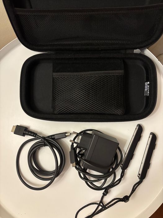 Nintendo Switch Oled + jogo Mario + película + estojo de transporte