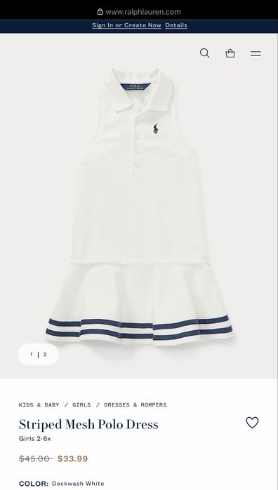 Дитяча сукня Ralph Lauren на 2 роки 86/92