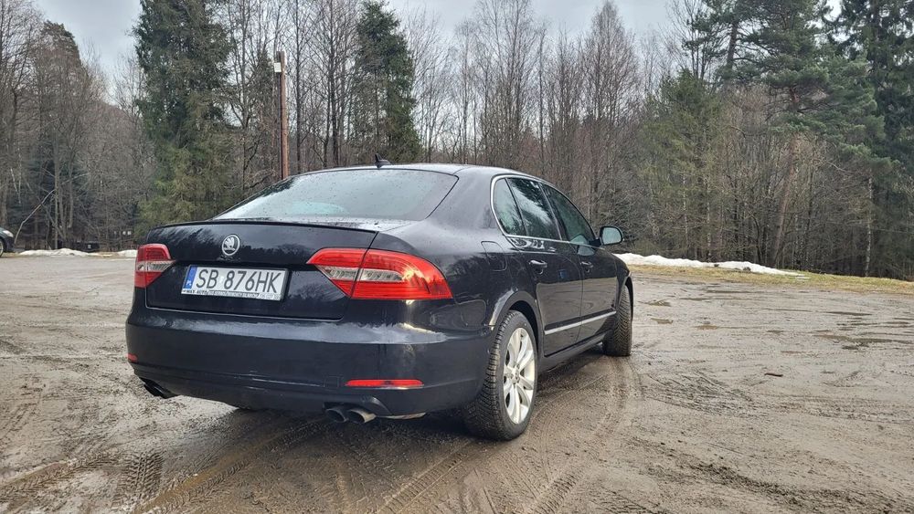 Skoda Superb Skoda Superb 2 facelift 2013r polski salon, po serwisie BEZ WKŁADU