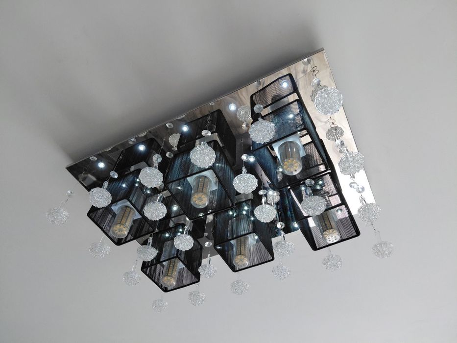 Plafon Diamond Black  6-punktowy 52x36cm