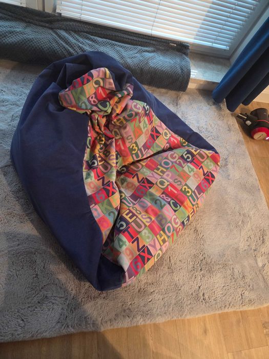 Puf – worek Ecopuf 70×70 cm | wielokolorowy