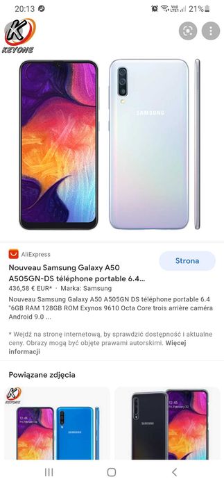 Samsung Galaxy A50