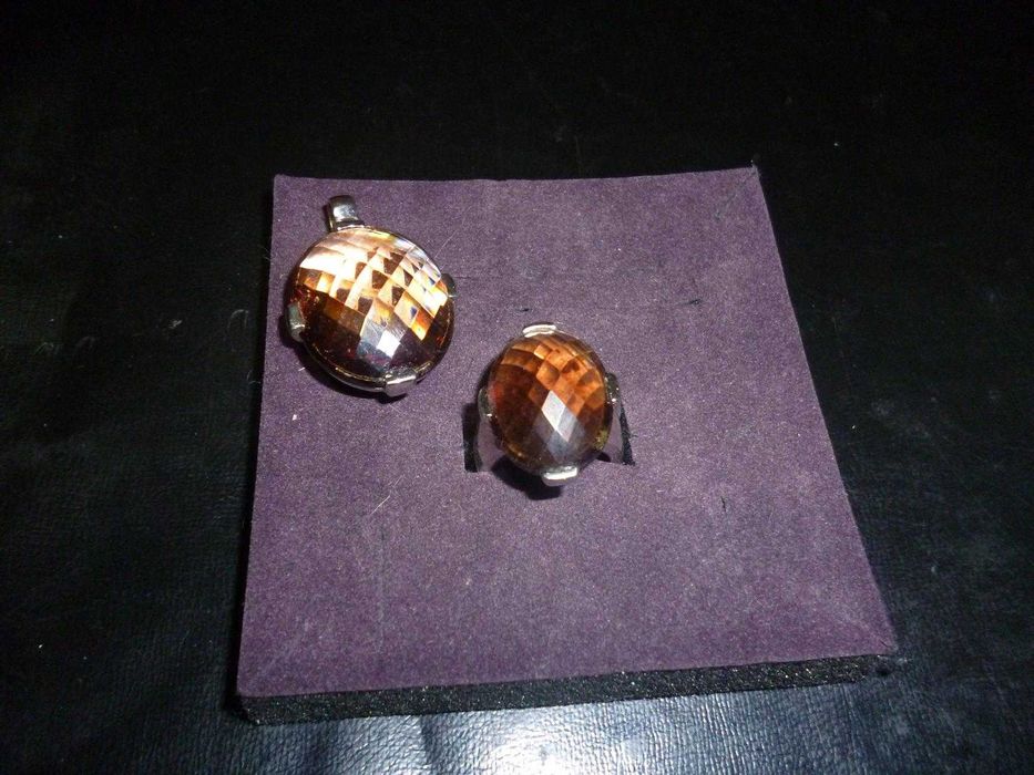 Pendente e anel em prata Georgio Martello