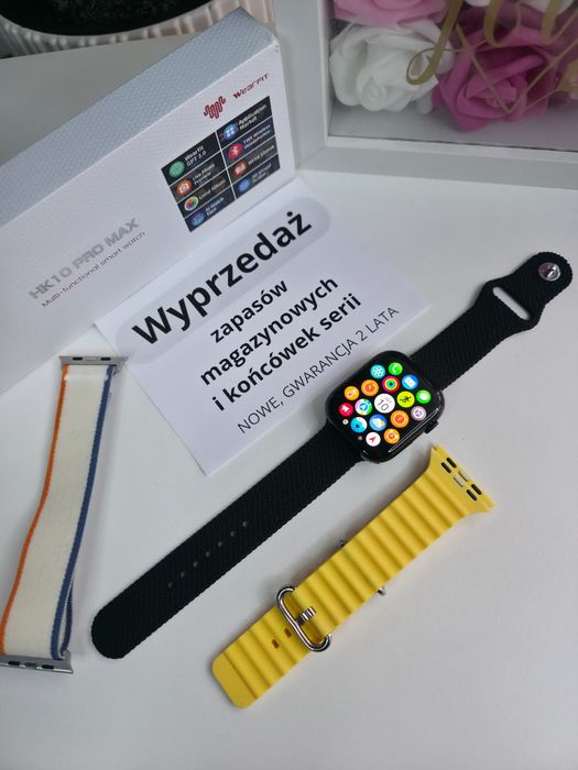 Smartwatch Pro Max Gen 5 – AMOLED 2,02”, rozmowy Bluetooth, nowy