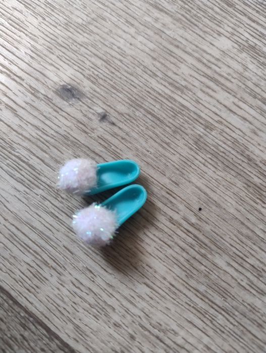 Mattel Barbie Fashion Doll Tinkerbell Doll Green Slippers зелені (блакитні ) капці для Барбі