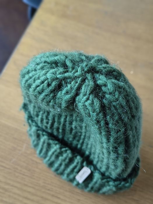Czapka zimowa wełna 100% rękodzieło