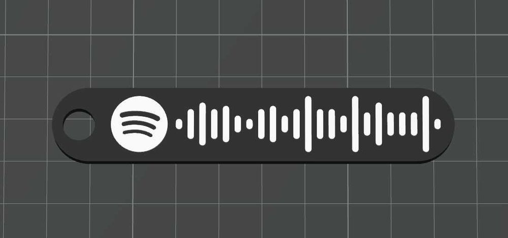 Custom Spotify Keychains - 3D Printing64552113572354122