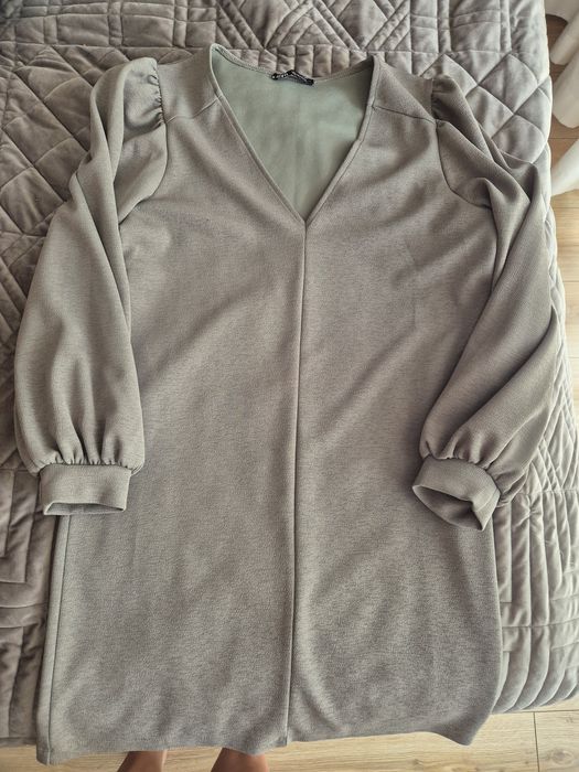 Sukienka Zara S khaki