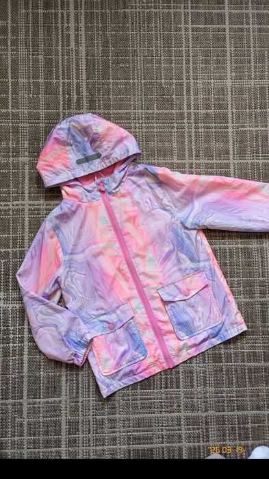 Куртка вітровка на флісі 128-134см