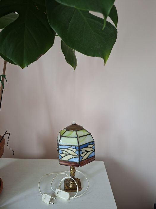Lampka nocna witrażowa