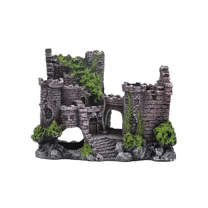 dekoracja akwarystyczna zamek