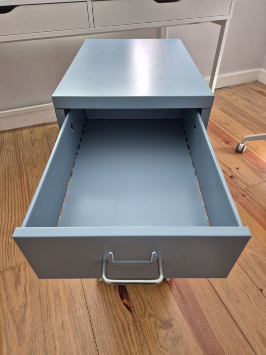 Gaveteira Metálica com Rodas IKEA Helmer – 6 Gavetas (reservado)
