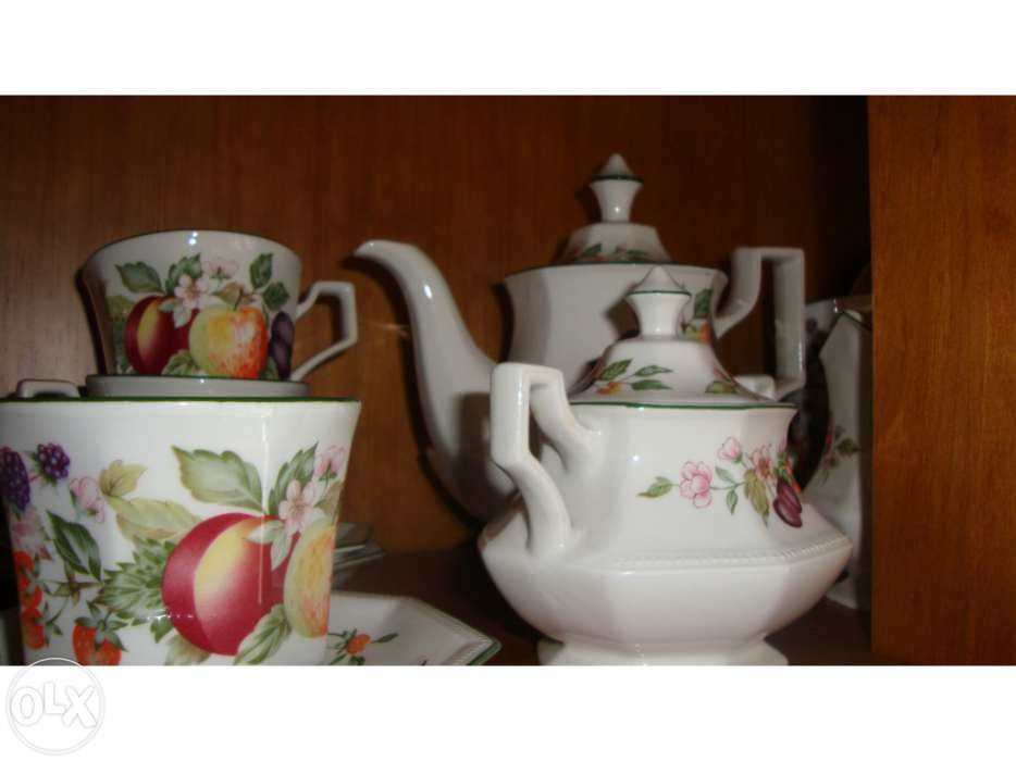 Serviço de chá, de louça inglesa