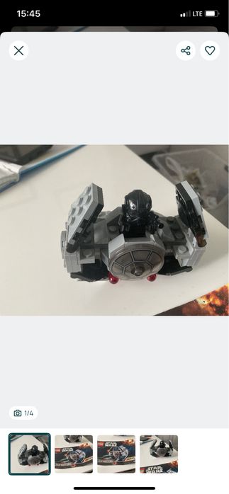 Lego Star Wars 75033 statek plus lego 75128 zestaw