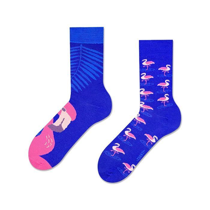 Skarpety nie do pary - Pink Flamingo 41-46