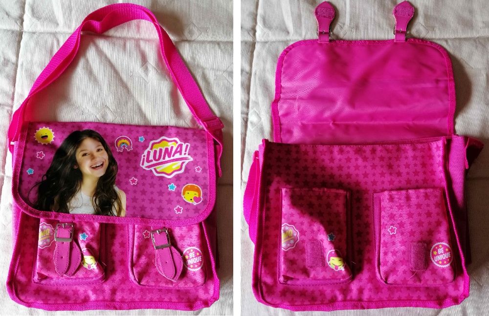 Conjunto Soy Luna - Bolsa a tiracolo, saco e porta moedas