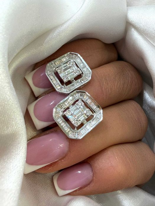Kolczyki z diamentami naturalnymi 1.40 CT