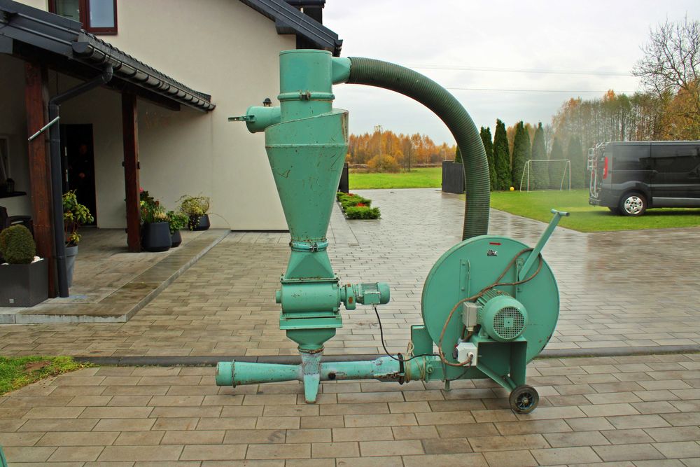 Dmuchawa do zboża 7,5 kW Duża Dmuchawa ssąco tłocząca KOMPLET RURY