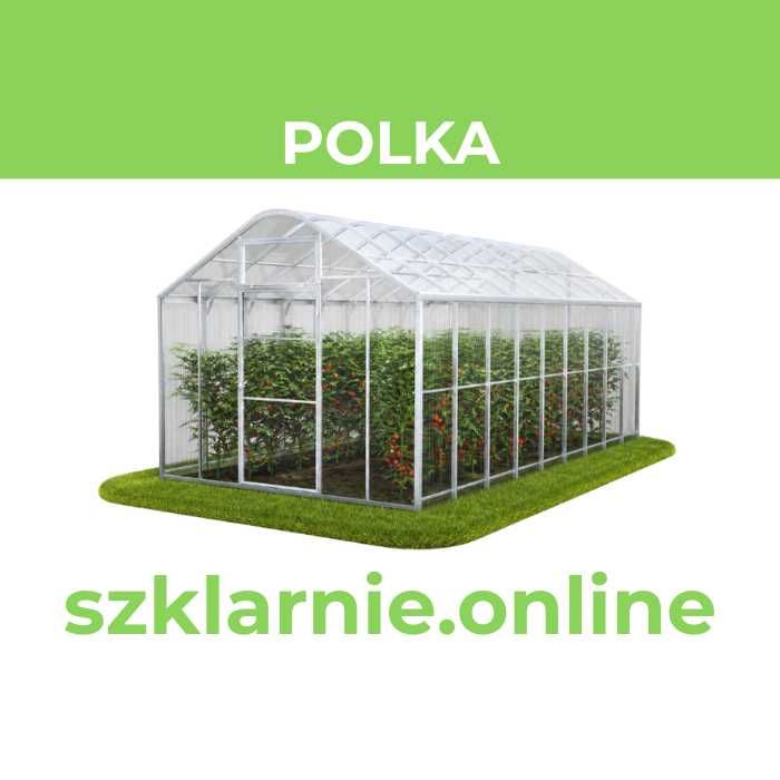 Szklarnia z poliwęglanu DOMEK 2.5m / DOMEK PLUS 3m / proste ściany | profil 40×20 | 4mm / 5mm / 6mm