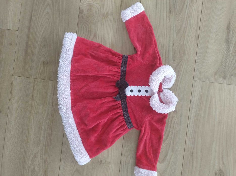 Świąteczna sukienka niemowlęca