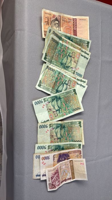 Notas antigas 56000 escudos