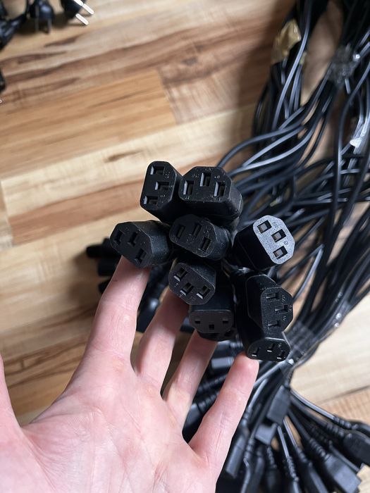 Zestaw kabli do biura duzo sztuk