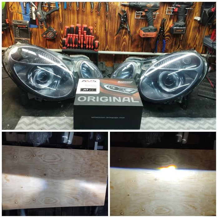 Ремонт фар, реставрація фар, встановлення лінз