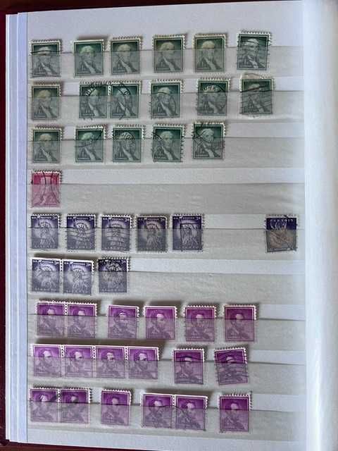 Selos Estados Unidos – 480 selos (cerca de 200 diferentes)