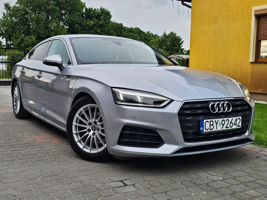 Audi A5 Sportback 2.0TFSI Automat/ Światła LED-owe/Nawigacja/Niski przebieg 119tyś.km