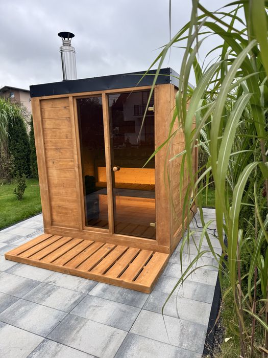 Sauna ogrodowa ocieplona dostawa cały kraj montaż  na miejscu